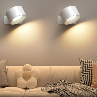 Ledsen™ RotatingLamp 1+1 GRATIS: Roterende Trådløs LED Vegglampe