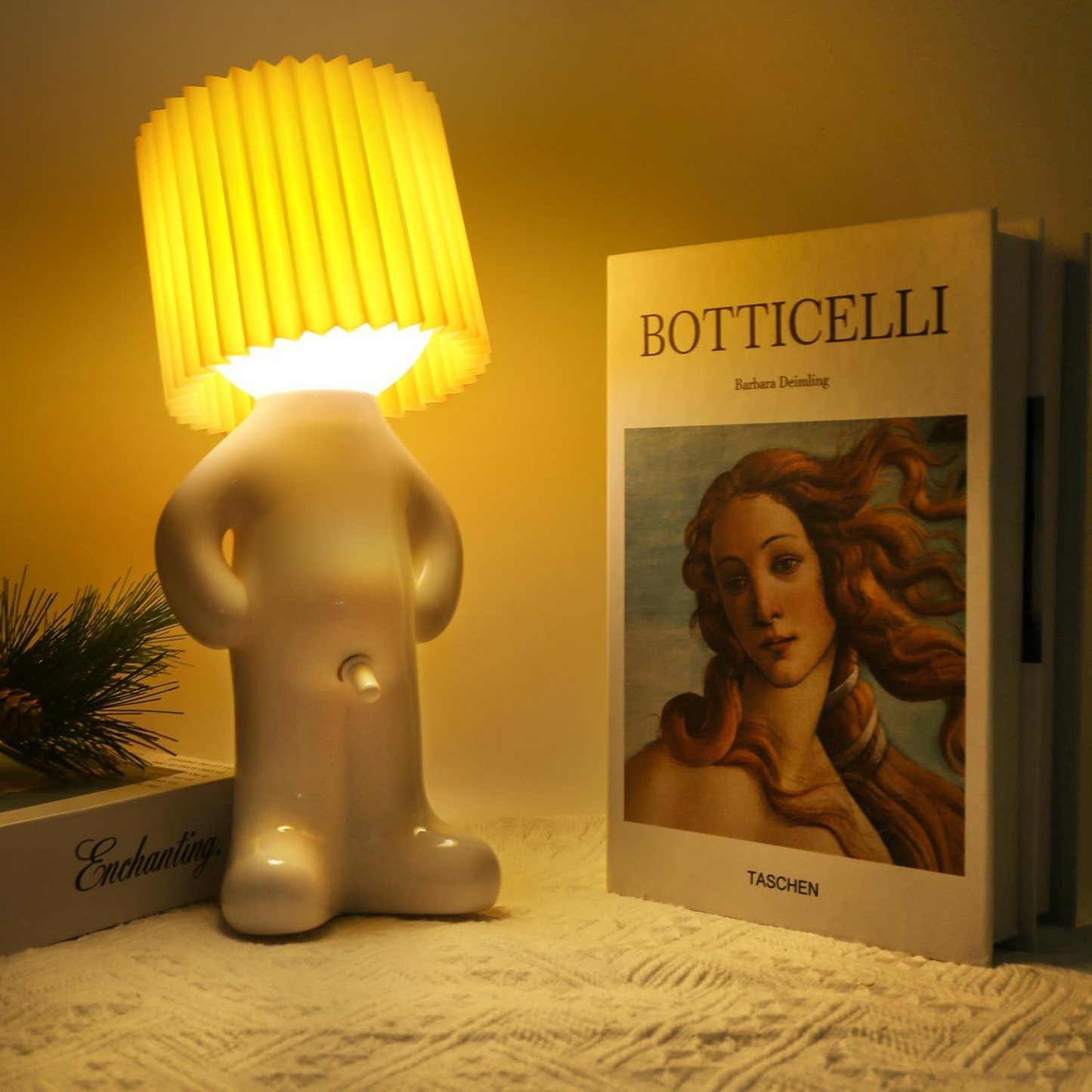 Ledsen™ BoyLamp: Sjarmerende Liten Dekorativ LED Guttelampe
