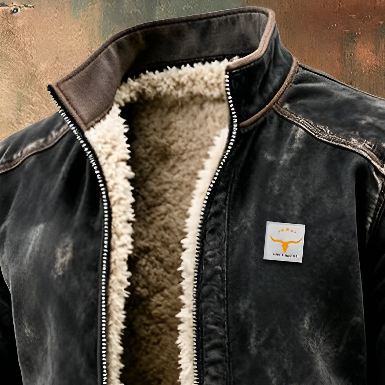 Icone™ RuggedJacket: Ultimativ Vintage Mænd Vinter Robust Jakke