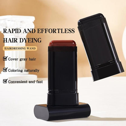 Rose® HairStick 1+1 GRATIS: 2 I 1 Øyeblikkelig Hårfarge Og Kam-Vridestift