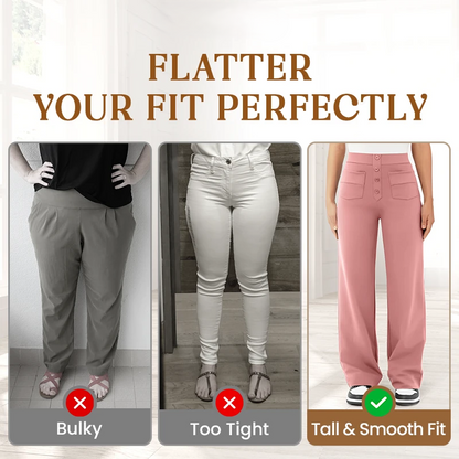 Icone™ FlexTrousers: Høy midje, komfort hele dagen, fleksible bukser