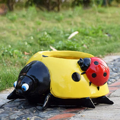 LadybugPot 1+1 GRATIS: Fargerik Marihøne Blomsterpotte