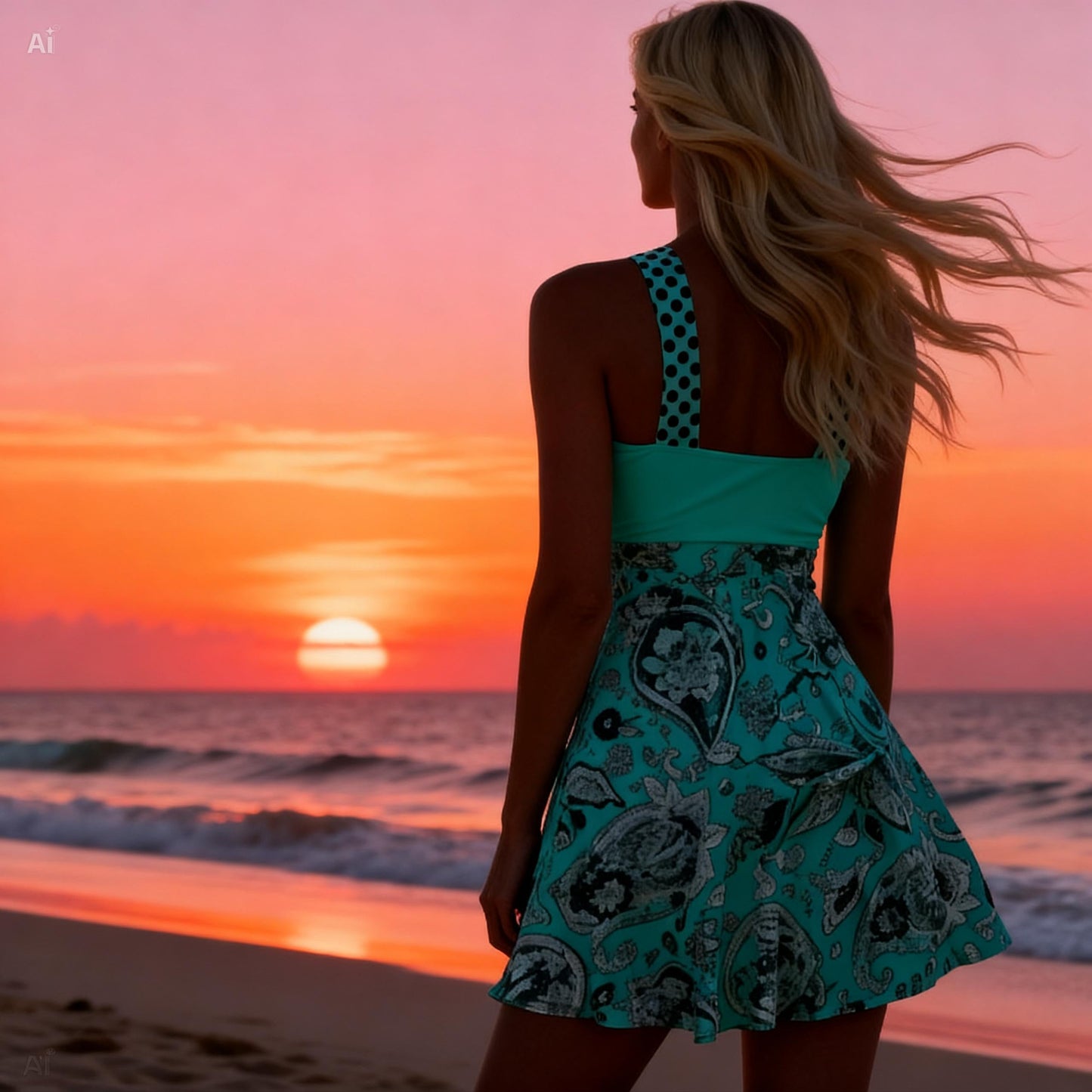 Icone™ BeachDress: Hele Dagen  Komfort Letvægts Sommer Strandkjole Med Shorts