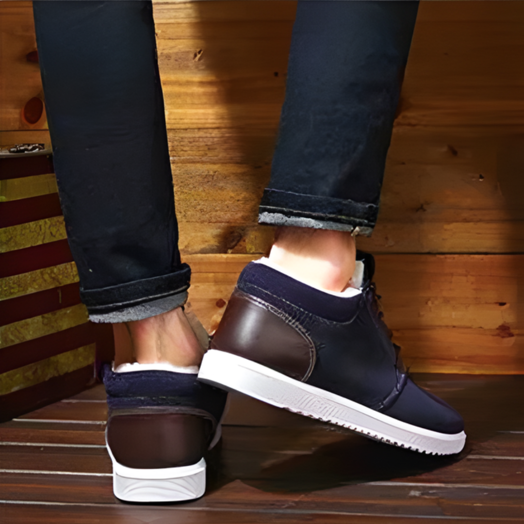 Happy™ SnugShoes: Menns Stilige Vinter Høye Snøresko