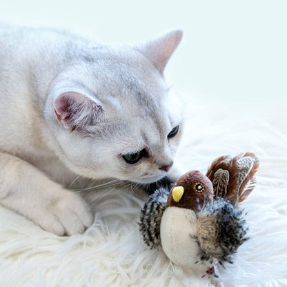 Catfri® BirdToy: Interaktiv Kvitrende Fugleleke Til Katter