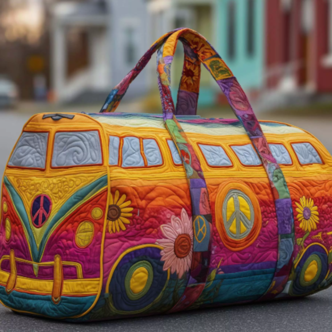Icone™ DuffleBag: Levende Hippie Stil Multifunktionel Rejse Duffletaske