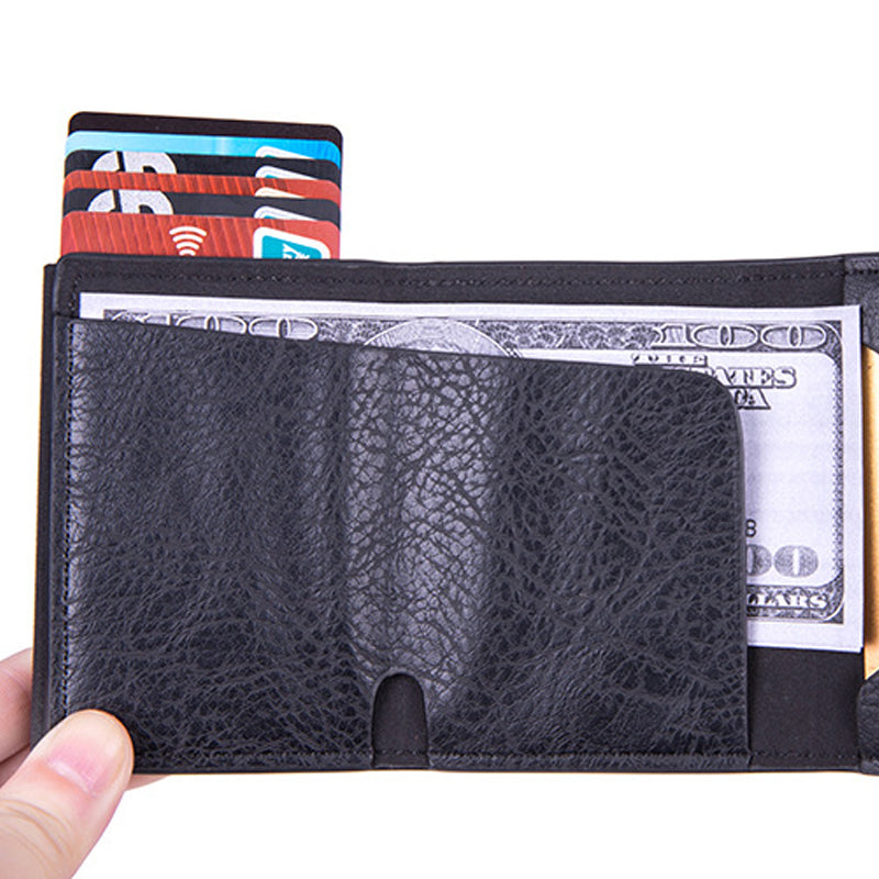 Icone™ CardHolder: Automatisk Slank Pop-up Kortholder Og Lommebok