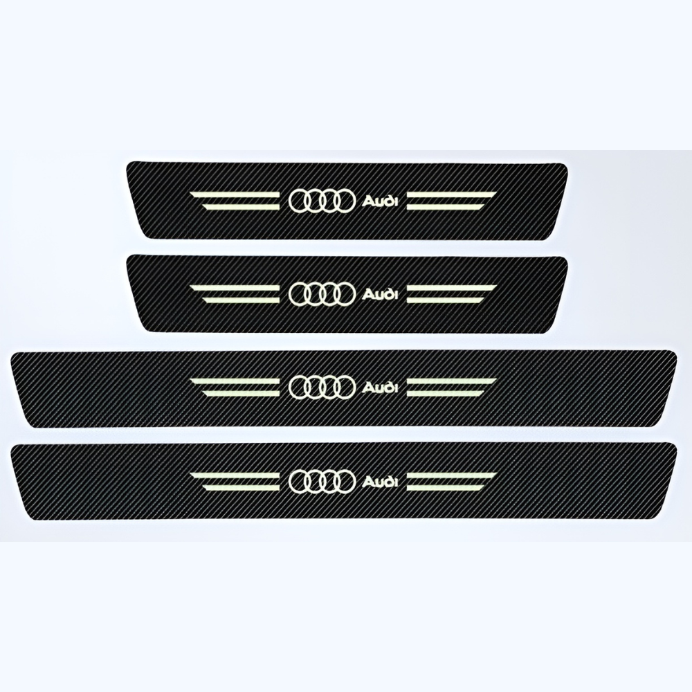 StepGuards 1+1 GRATIS: Ridsefast Universel Pasform Trin Beskyttere Bil Dør Trin Beskytter