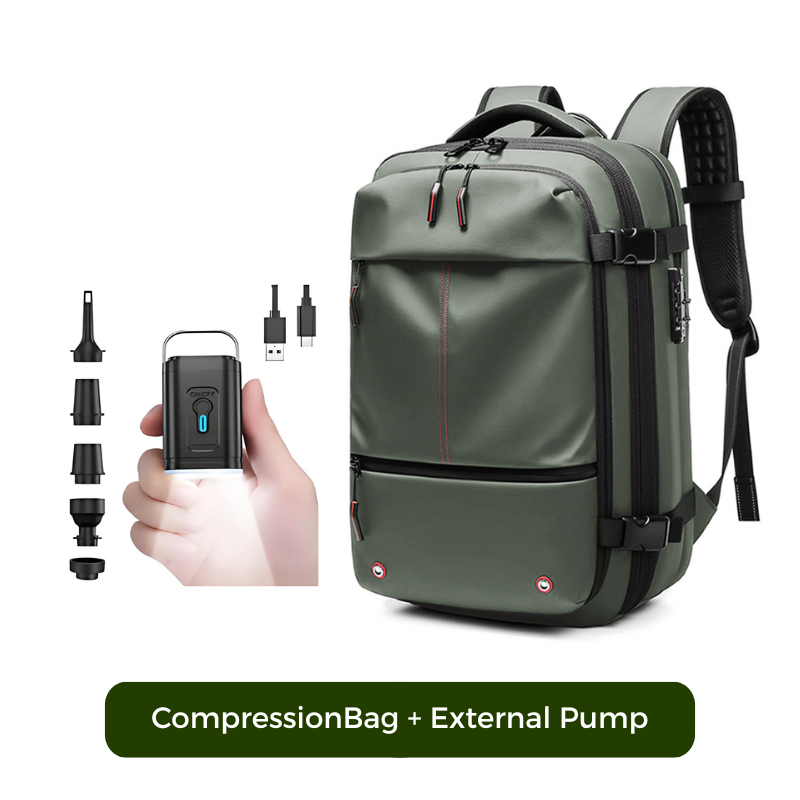 Icone™ CompressionBag: Plassbesparende Kompresjons Vakuum Reiseveske