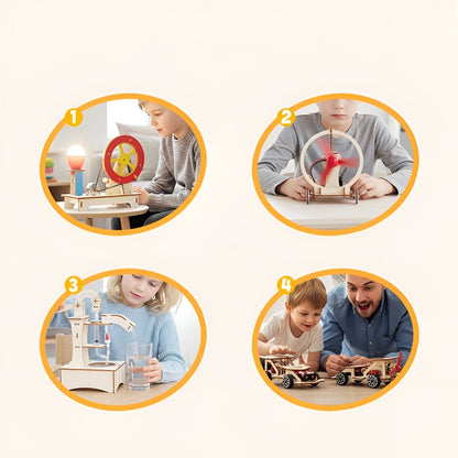 Kletshuts™ CreativeBuilder: DIY Kreativ Bygger Ingeniørvidenskab Og Mekanisk Læring Kit