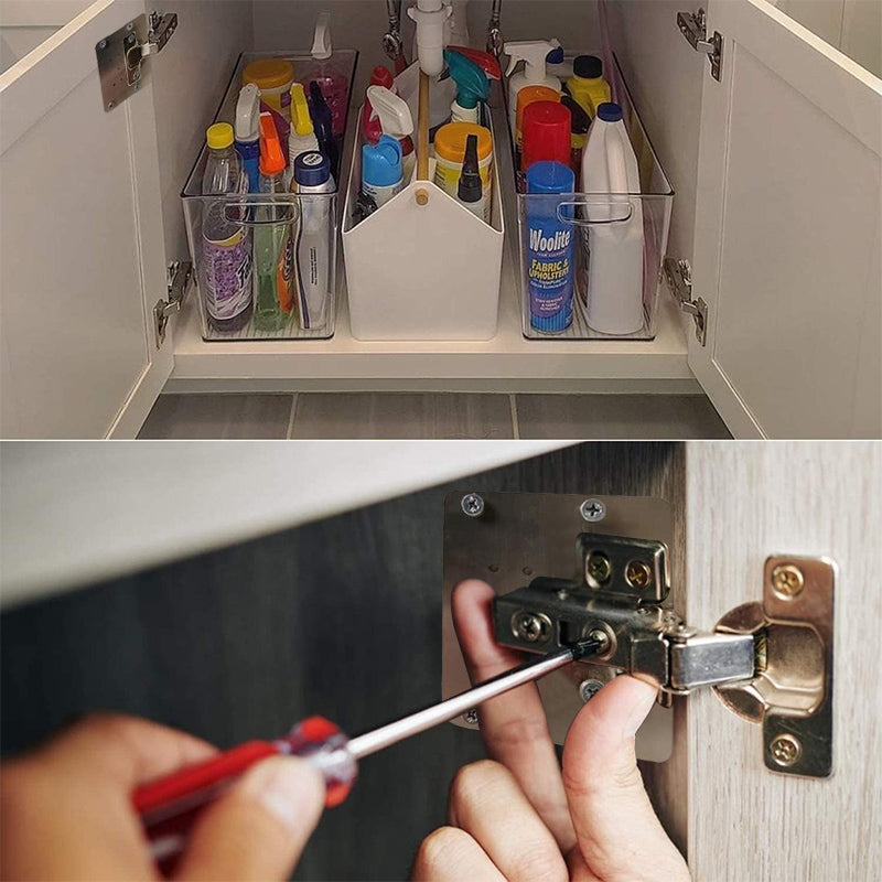 HingePlate 1+1 GRATIS: DIY Møbler Hengsler Reparasjon Sideplate