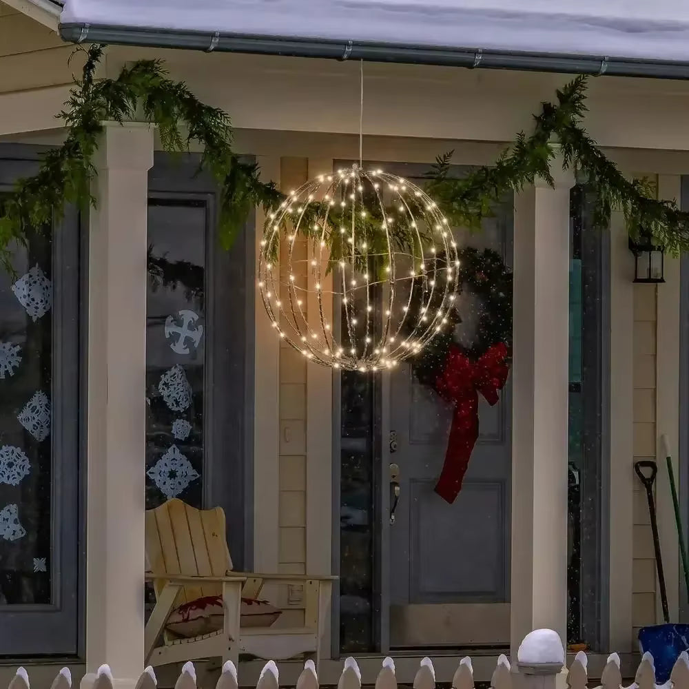 Ledsen™ ChristmasBall: LED Hengende Julekule Lys Til Utendørs Hage Dekorasjon