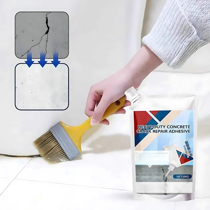 CrackFix 1+1 GRATIS - Kraftig lim for reparasjon av betongsprekker