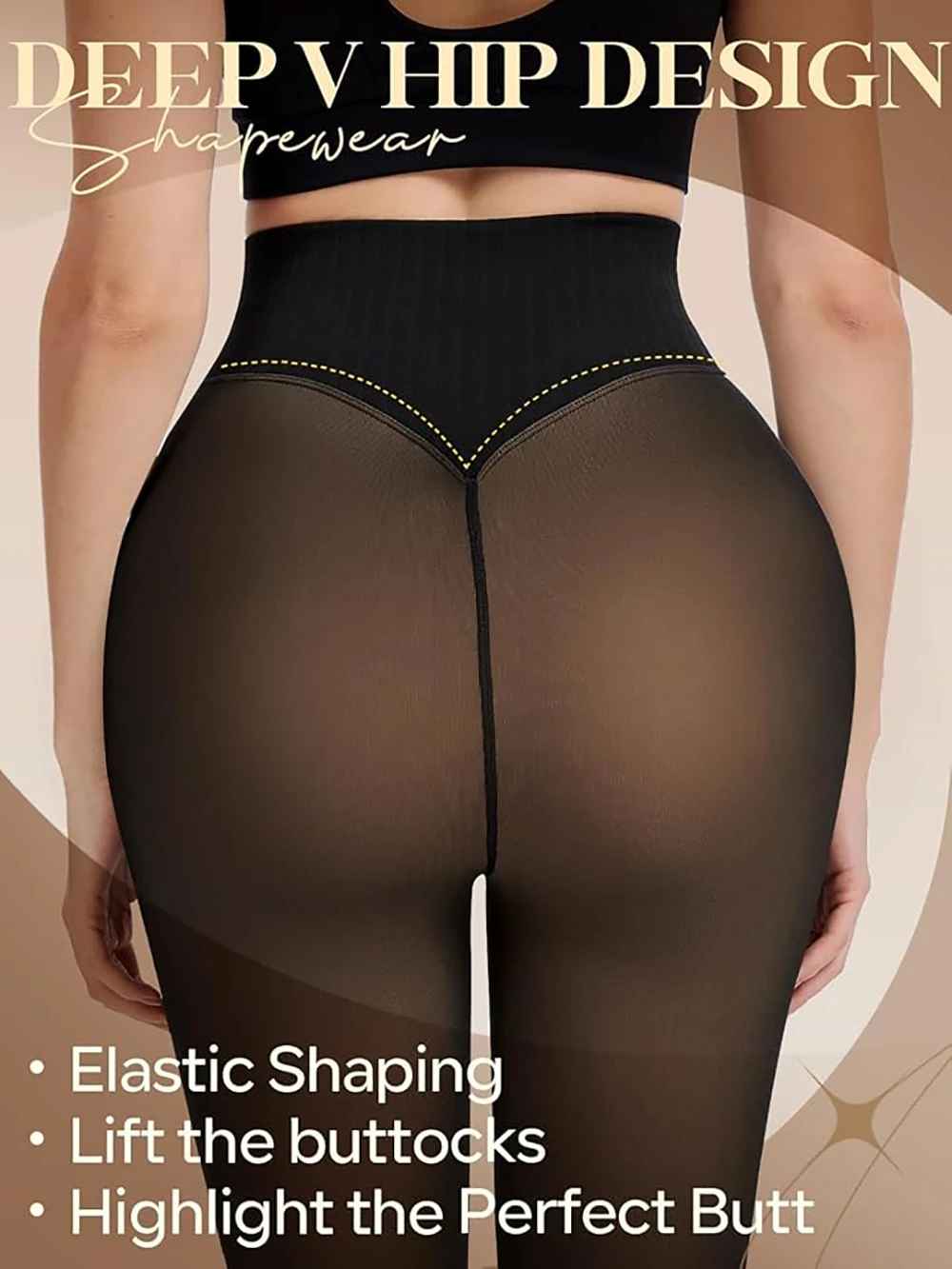 Icone™ PremiumLeggings: Høykvalitets Full Dekning Formende Støtte Premium Leggings