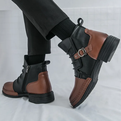 Happy™ CowboyBoots: Mænds Klassiske Britisk-Inspirerede Høj-Top Cowboy Støvler