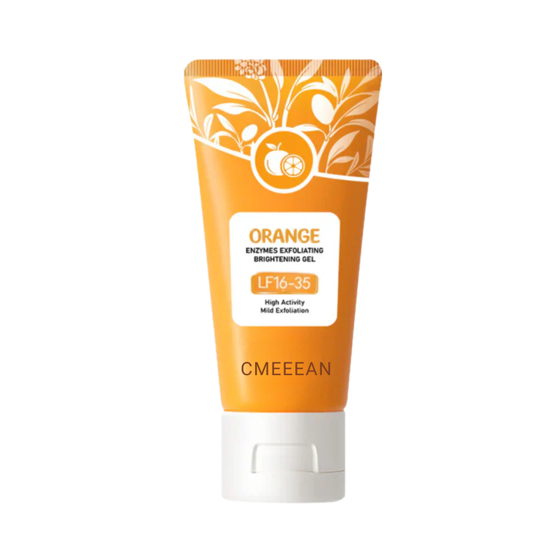 ExfoliatingGel 1+1 GRATIS: Oransje Eksfolierende Gel Mild Død Hud Fjerner