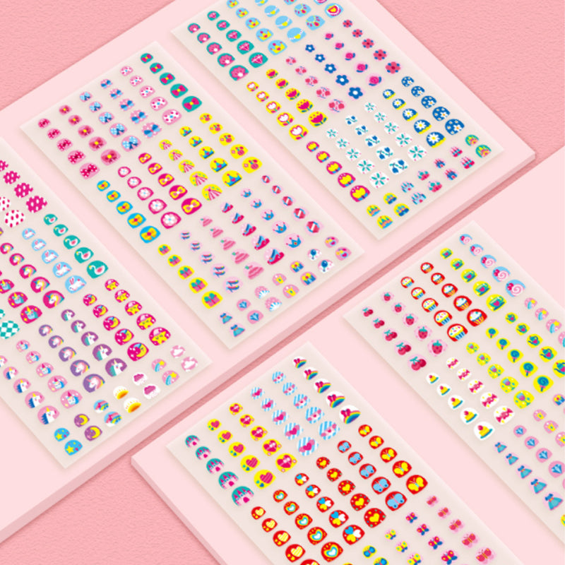Kletshuts™ NailStickers: Barne-neglekunst Klistremerker Dekorasjonssett