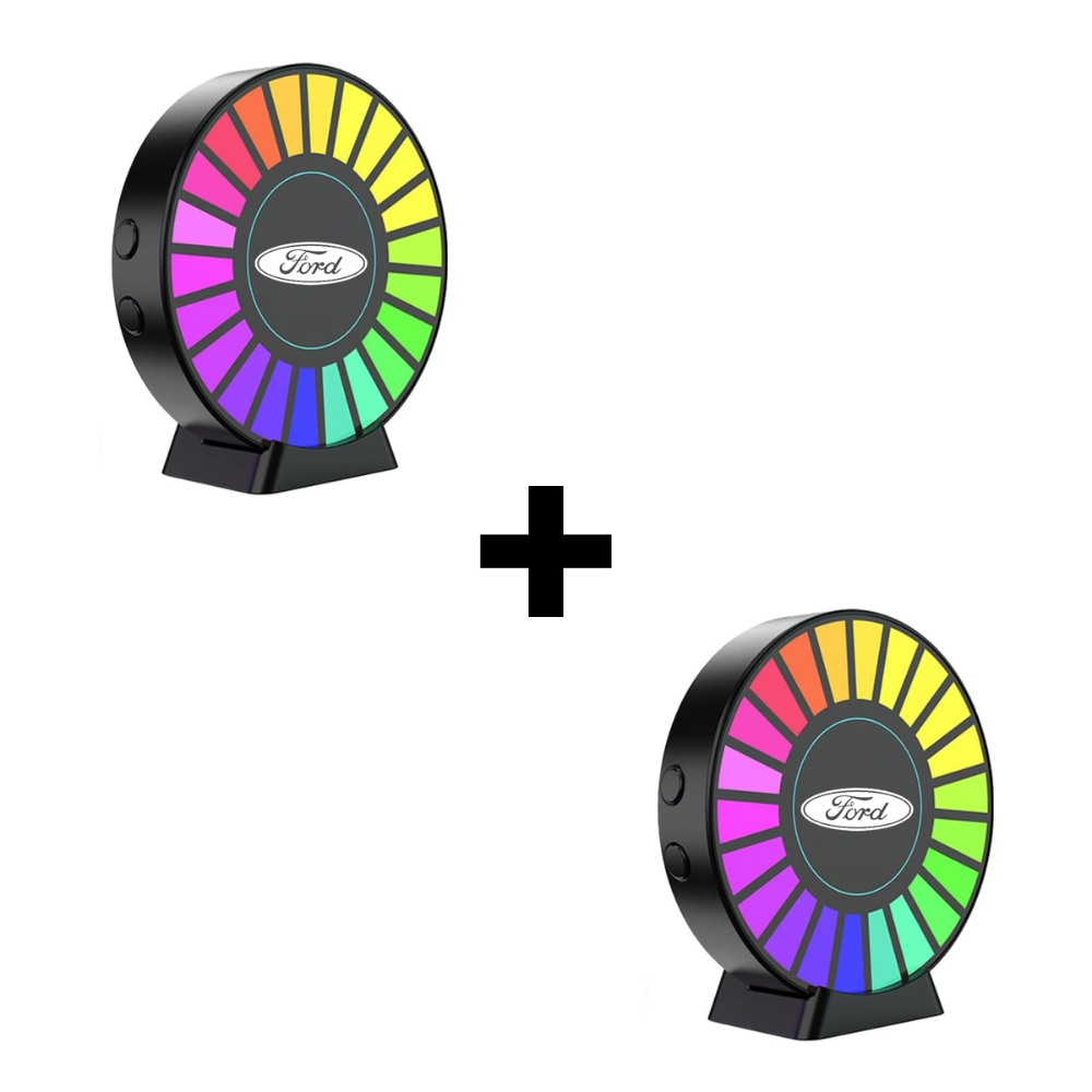 Ledsen™ MusicalDiffuser: Rytme LED Lydaktiveret Bil Lys Musikalsk Diffuser
