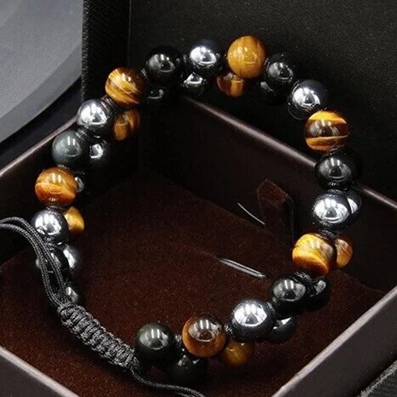 Jewelance™ ProtectionBracelet 1+1 GRATIS: Dobbeltlag Tigerøye Beskyttelsesarmbånd