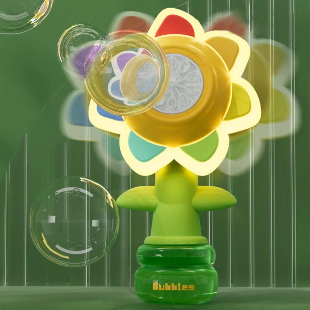 Kletshuts™ SunflowerBubble - Automatisk Solsikke Boble Blæser Maskine Legetøj