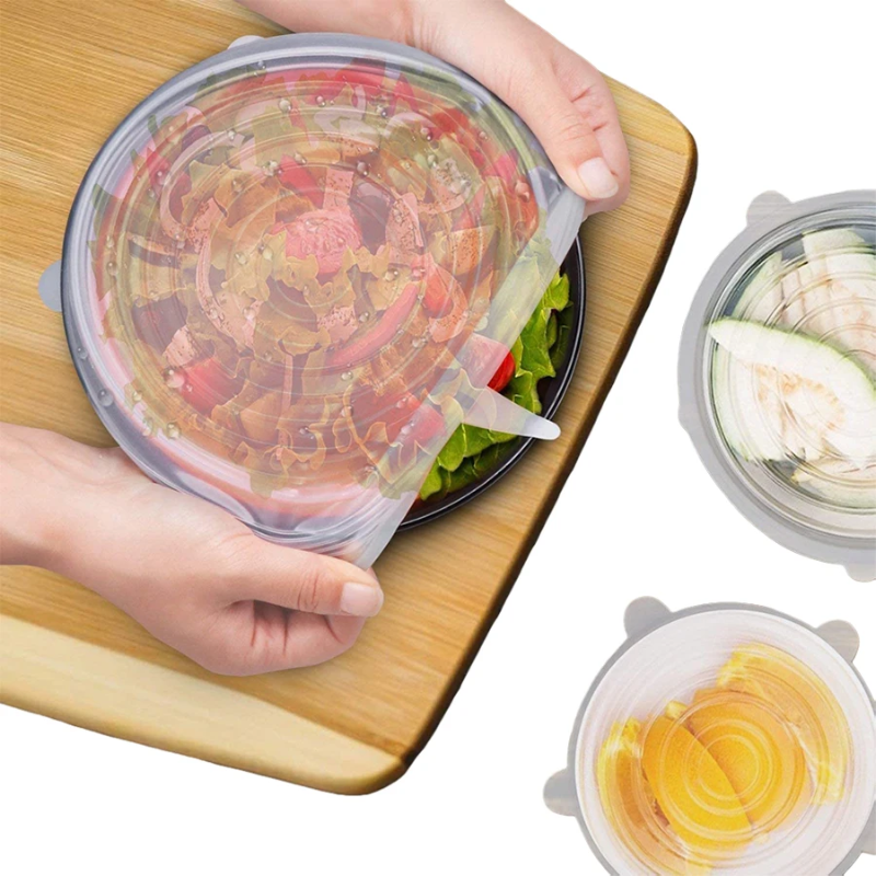 Globetrek° FoodCovers 1+1 GRATIS: Miljøvenlige Genanvendelige Silikone Fødevarelåg