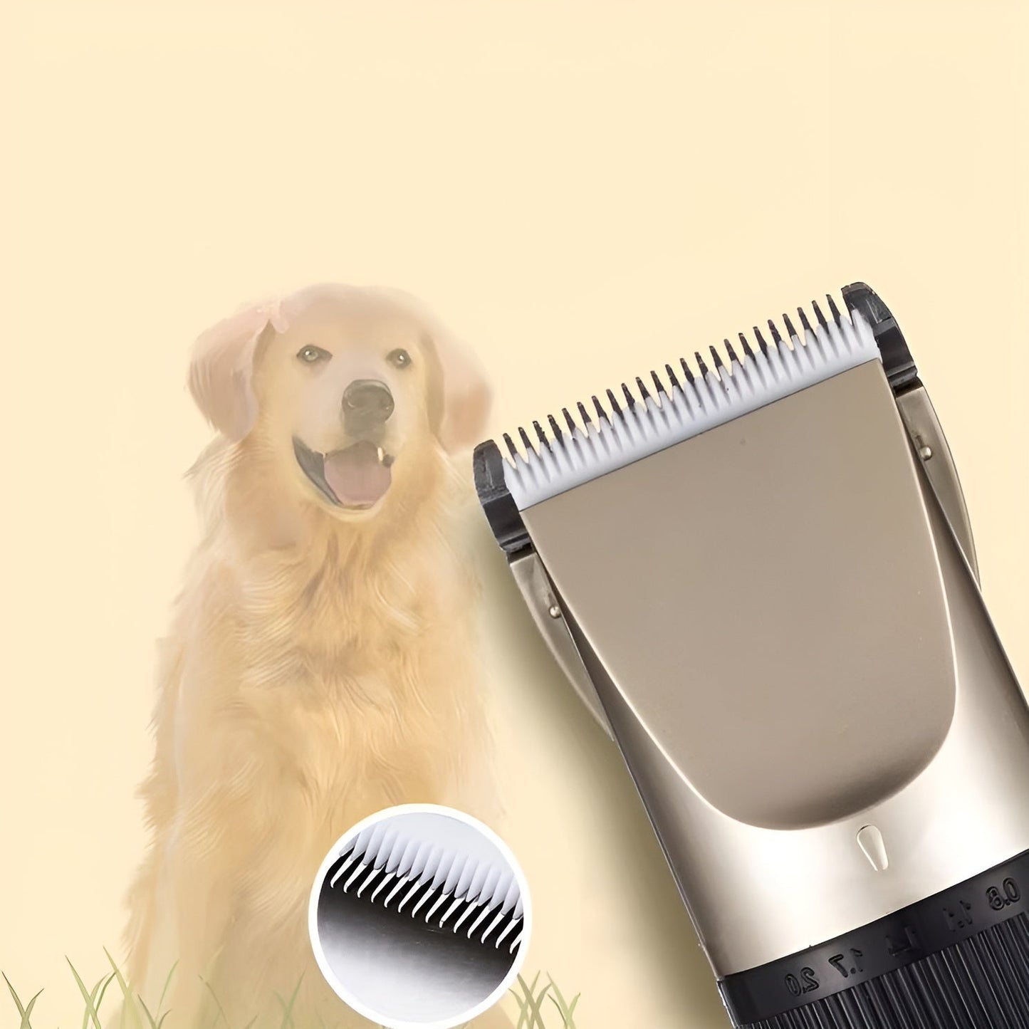 DogFri™ PetClipper: Højkvalitets Genopladeligt Professionelt Kæledyrs Trimmesæt