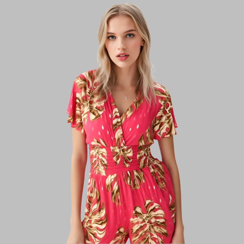 Icone™ ComfyJumpsuit: Komfort hele dagen Avslappet passform Uformell kort jumpsuit
