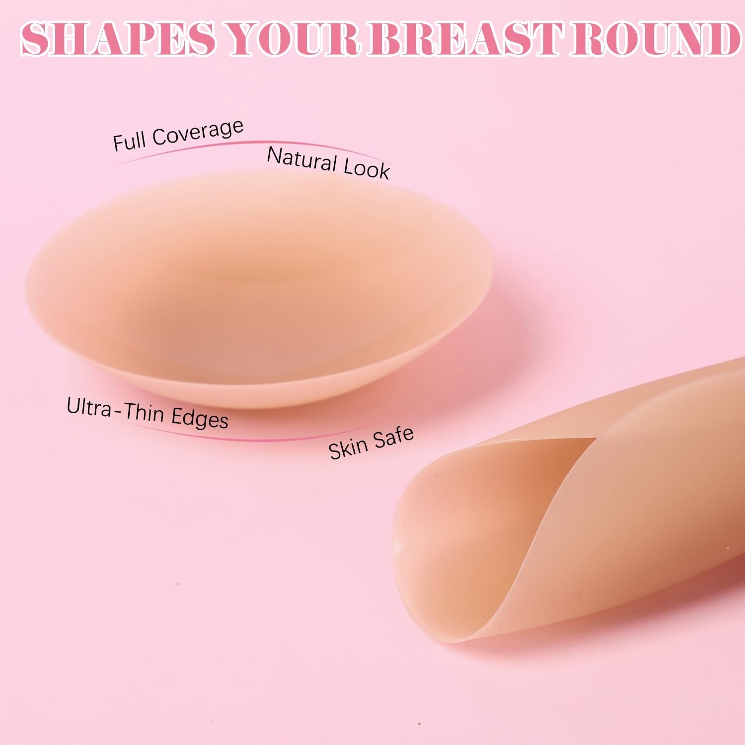 Icone™ NippleCover 1+1 GRATIS: Tynne, Matte Silikon-Klebende Brystvortedekkere