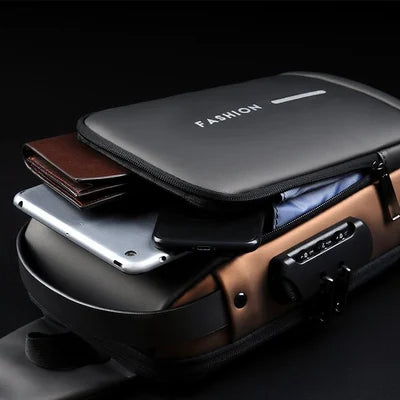 Icone™ Bag | Nytt design Crossbody SideBag Tyverisikker med Lader
