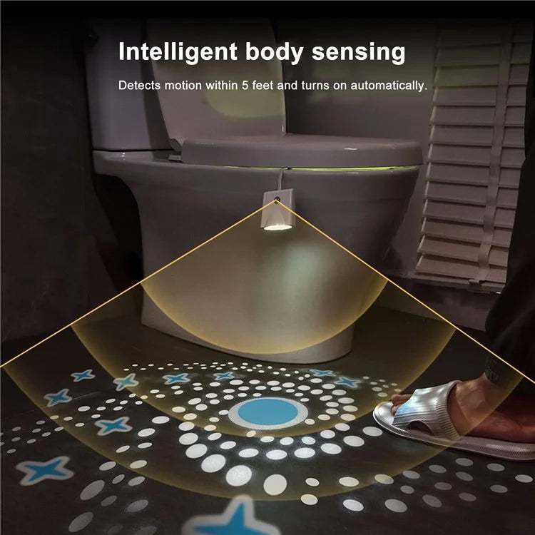 Ledsen™ ToiletLight: Bevegelsessensor Toalett Nattlys