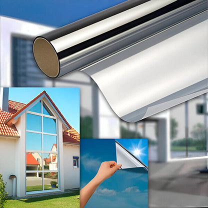 PrivacyFilm 1+1 GRATIS - One Way DIY Privat Spejl UV Beskyttelsesfilm