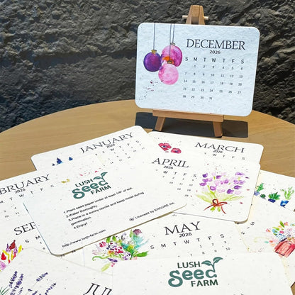 PaperSeeds: Miljøvennlig Kjærlighet 2026 Papir Frø Kalender