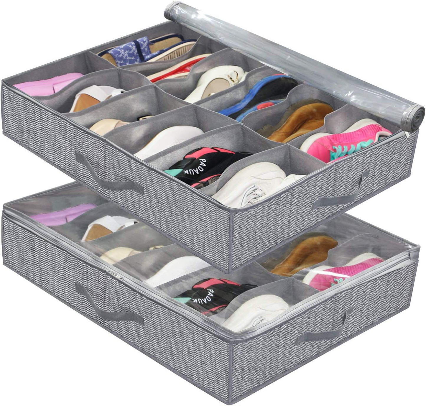 Globetrek° FootwearOrganizer: Plassmaksimering, Støvbeskyttelse, Skoorganisator med glidelås