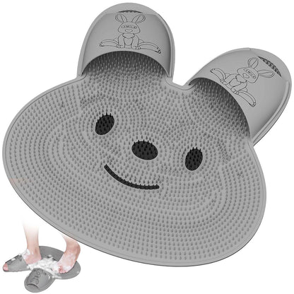 FootScrubber™ - Kaninformet Brusefodskrubber Og Massagemåtte