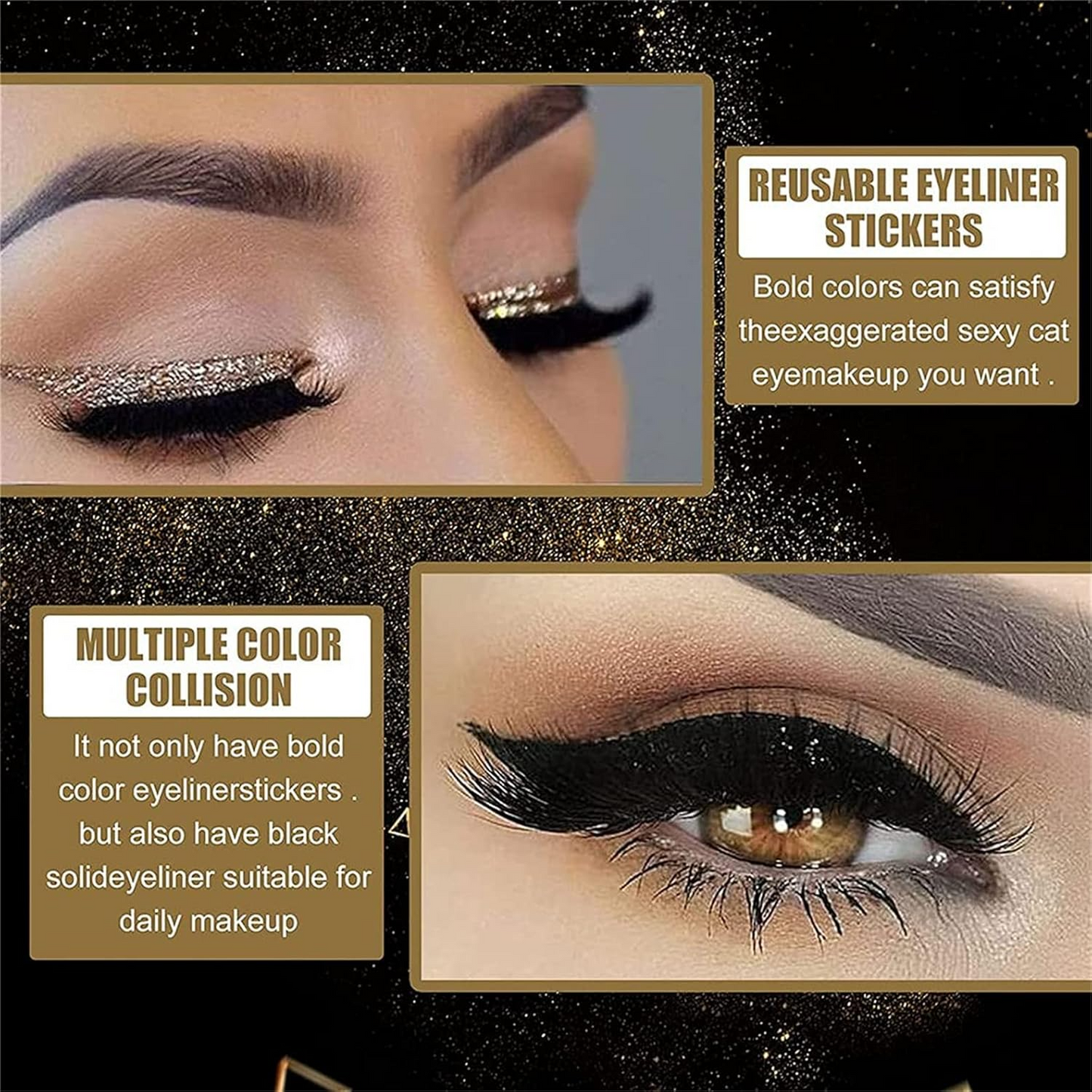 ElegantEyelashes 1+1 GRATIS: Høj Kvalitets Genanvendelige Selvklæbende Vandtætte Elegante Øjenvipper