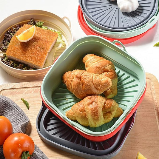Globetrek° SiliconePan 1+1 GRATIS: Gjenbrukbar Airfryer Silikonform