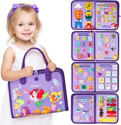 Kletshuts™ BusyBoard: Sensoriske Finmotoriske Ferdigheter Montessori Pedagogisk Busy Board