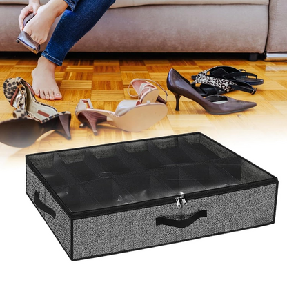Globetrek° FootwearOrganizer: Plassmaksimering, Støvbeskyttelse, Skoorganisator med glidelås