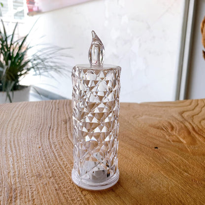 Ledsen™ CrystalCandle 1+1 GRATIS: Elegant Krystalllys Inspirert LED Bordlampe