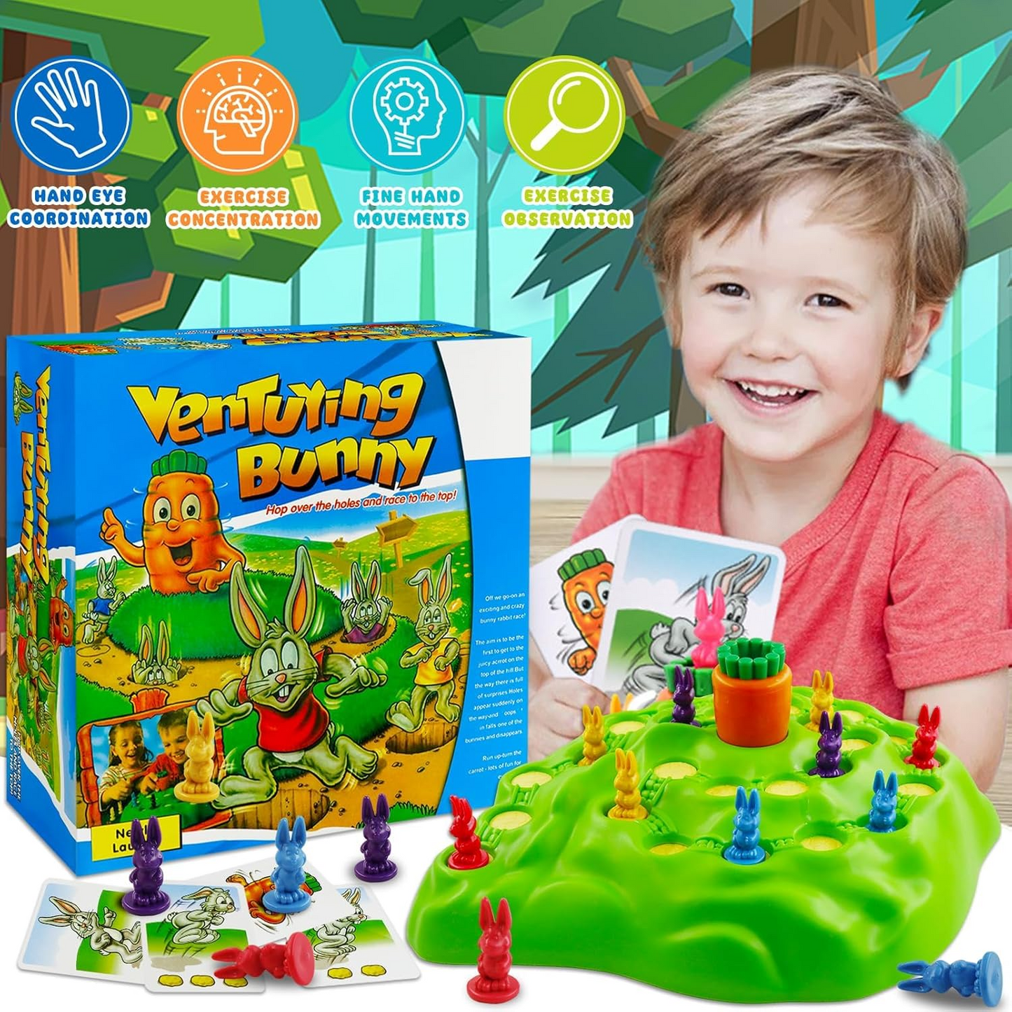 Kletshuts™ BunnyTrap: Familievennlig Kaninfelle Strategispill