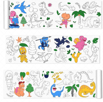 Kletshuts™ ColoringRolls 1+1 GRATIS: Børns Kreative DIY Papir Tegne- Og Farvelægning Ruller