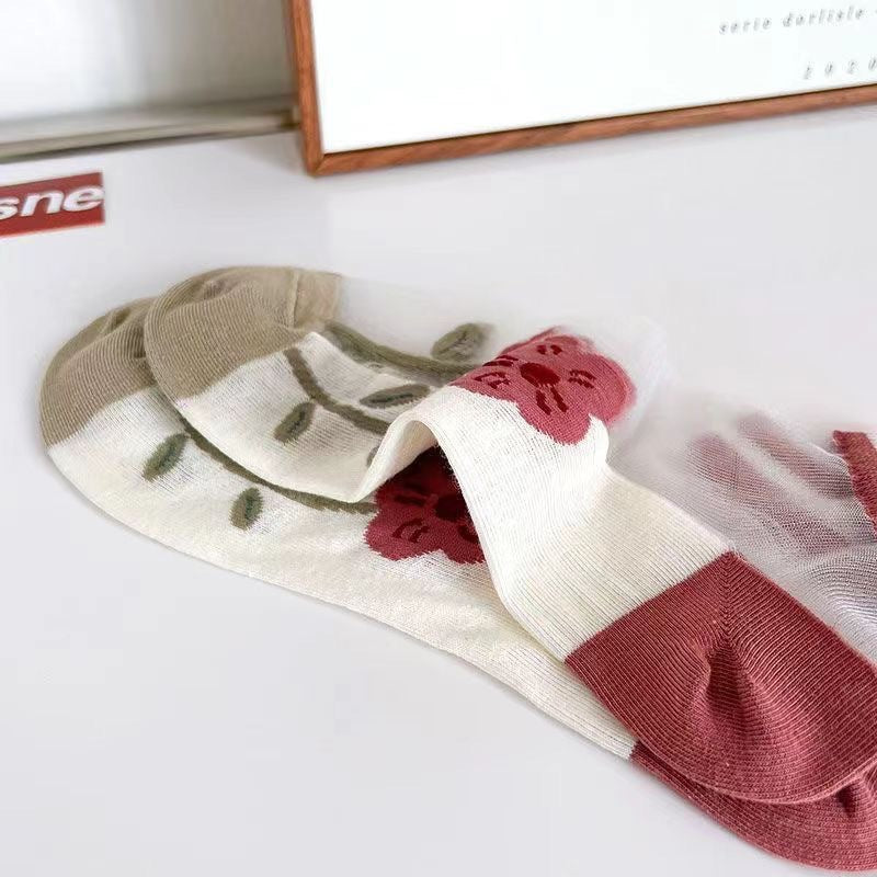 Happy™ MeshSocks: Pustende, komfortable ankelsokker med morsomt design