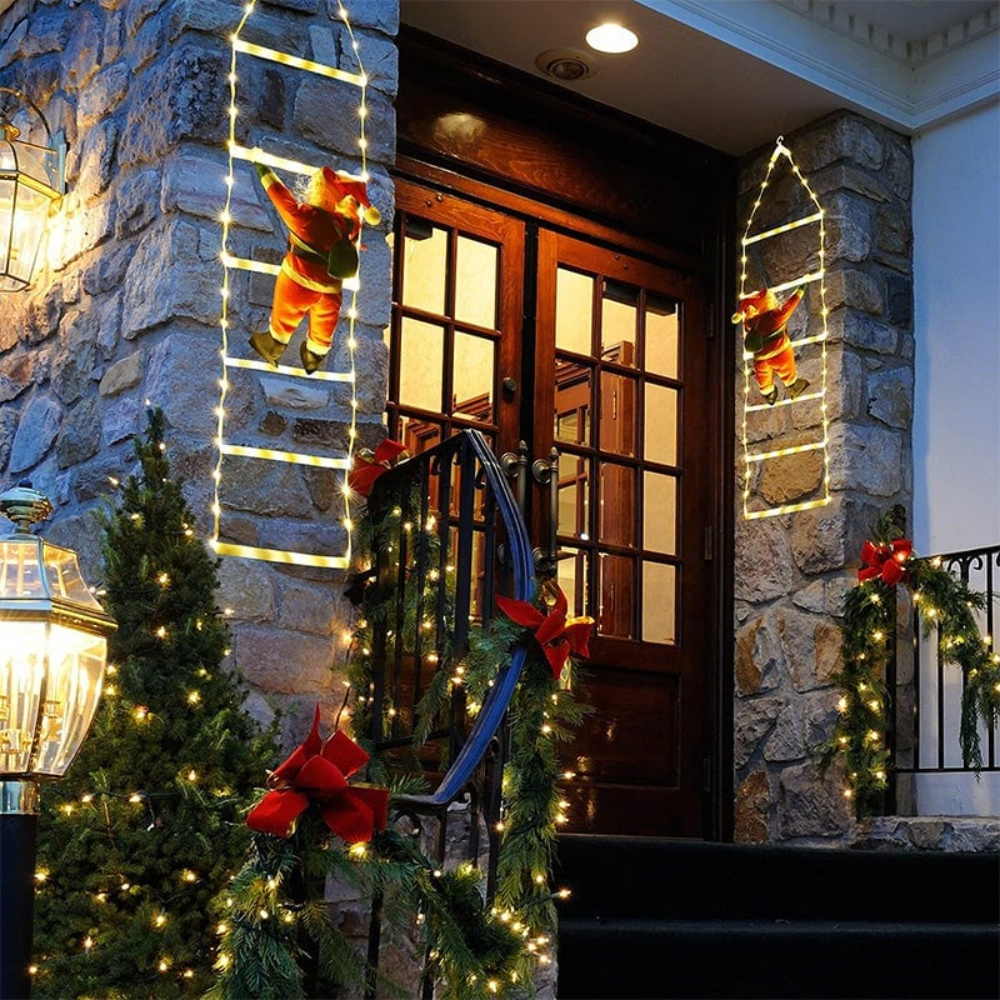 Ledsen™ ChristmasLadder: Slitesterk Utendørs LED Julestige Lysdisplay