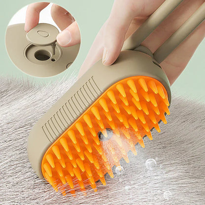 DogCatFri™ SteamBrush: Damp Kjæledyr Pleiebørste