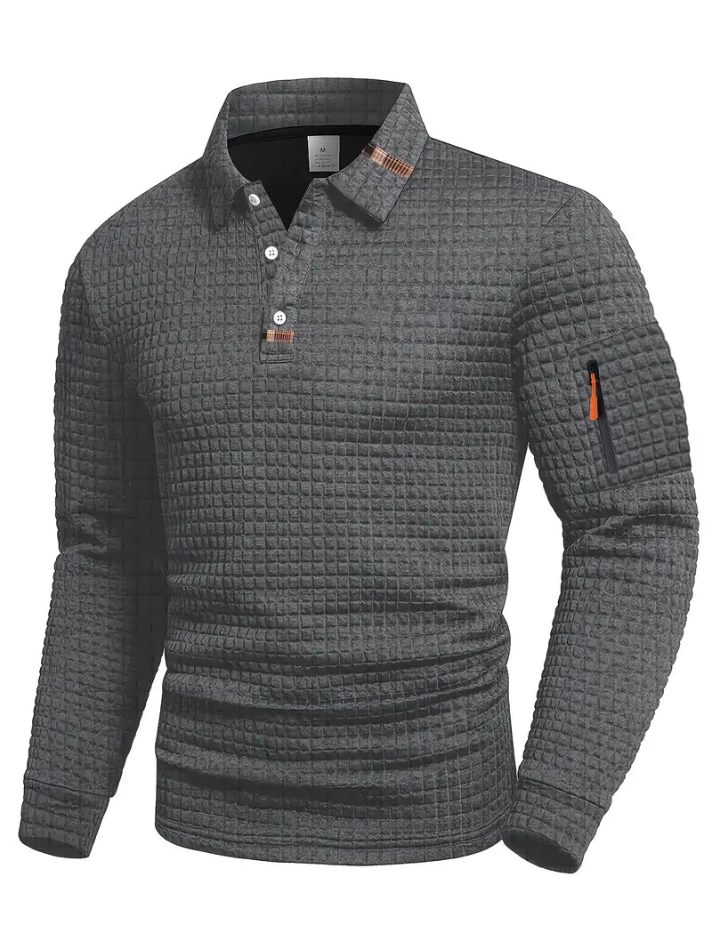 Icone™ CasualPolo - Alsidig Komfortabel Langærmet Uformel Polo