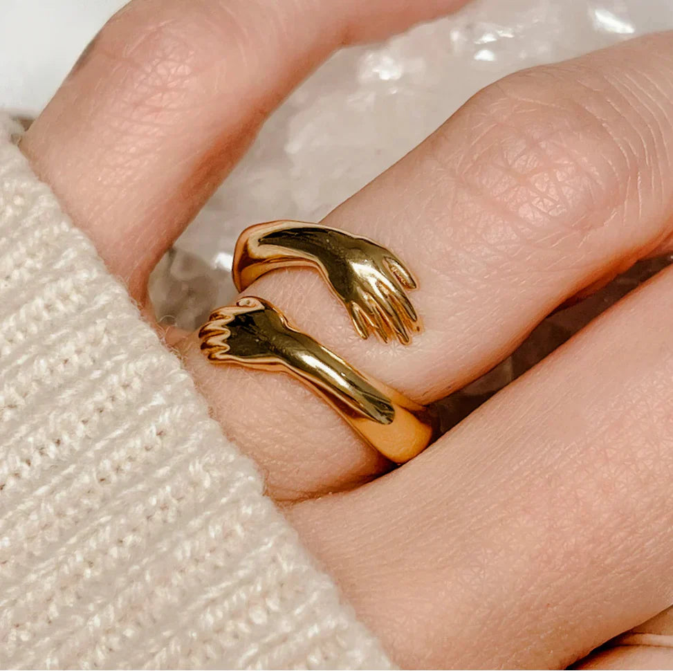 Jewelance™ HugRing 1+1 GRATIS: Justerbar Klemmering Promise Ring