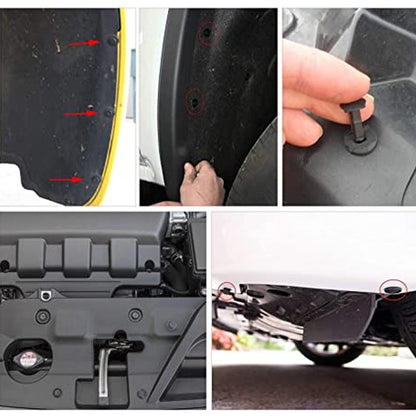CarClips 1+1 GRATIS – Universell Bruk, Kraftig Bilreparasjonsklips