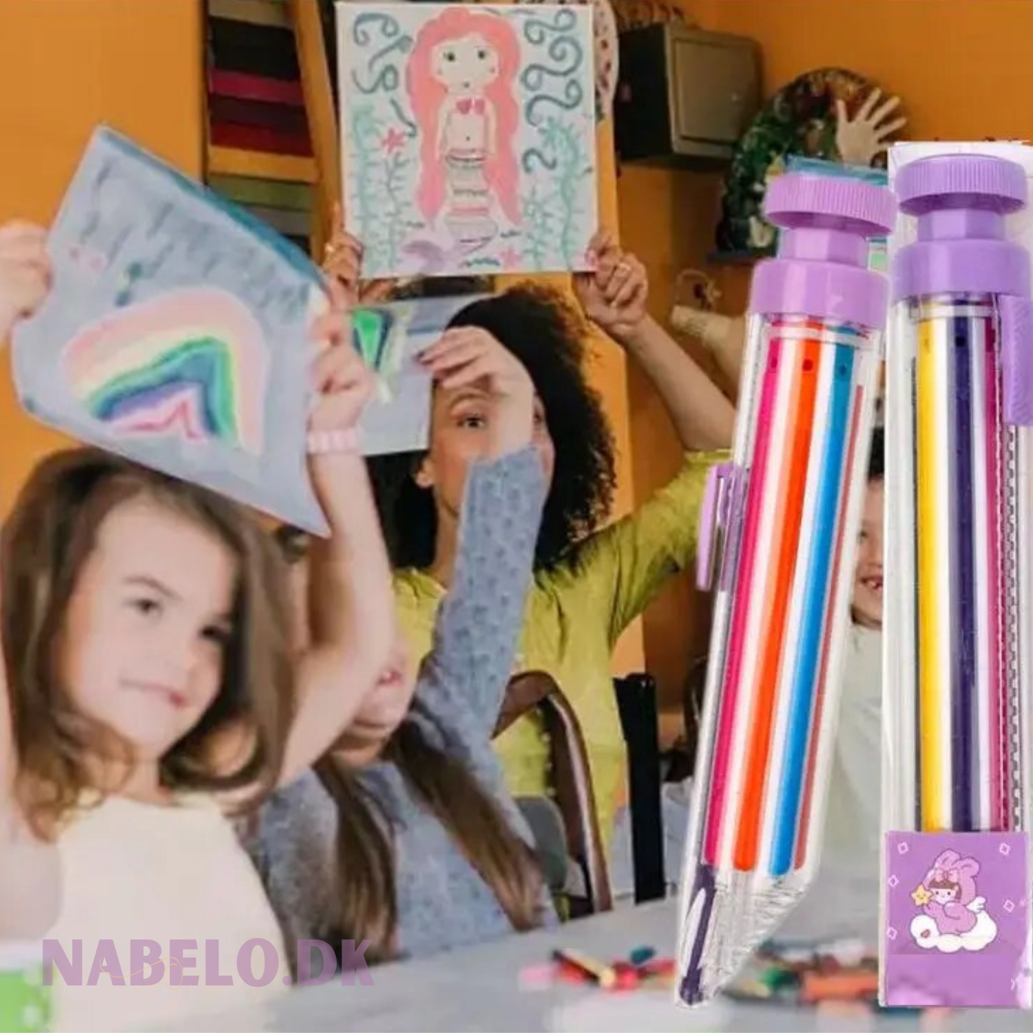 Kletshuts™ MagicCrayons - 8-i-1 Fargerike Kreative Fargeblyanter