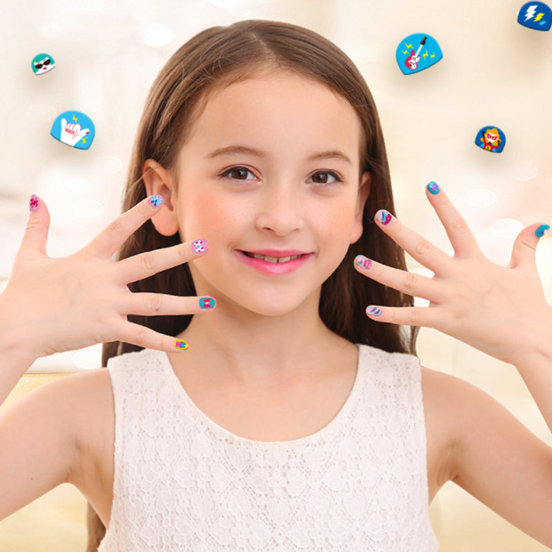 Kletshuts™ NailStickers: Barne-neglekunst Klistremerker Dekorasjonssett