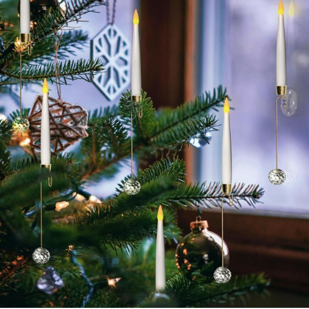 Ledsen™ ChristmasGlow: LED Magisk Juleglød Krystallkule Stearinlys